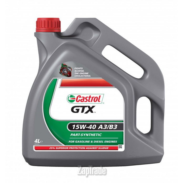 Купить моторное масло Castrol GTX 15W-40 A3/B3, в интернет-магазине в Москве
