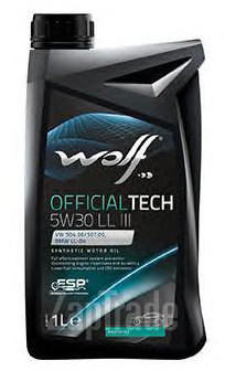 Купить моторное масло Wolf OFFICIALTECH 5W30 LL III, в интернет-магазине в Москве
