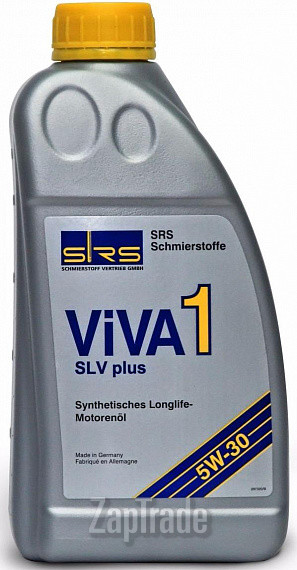 Купить моторное масло Srs Viva 1 SLV Plus 5W-30, в интернет-магазине в Москве