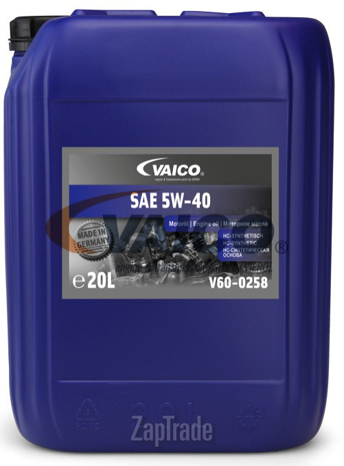 Купить моторное масло Vaico SAE 5W-40, в интернет-магазине в Москве