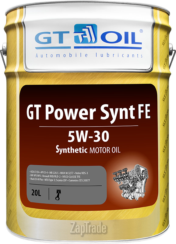 Купить моторное масло Gt oil GT Power Synt FE, в интернет-магазине в Москве