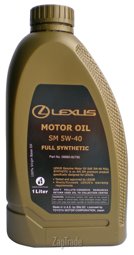 Купить моторное масло Toyota LEXUS 5W-40, в интернет-магазине в Москве