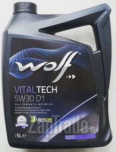 Купить моторное масло Wolf VITALTECH 5W30 D1, в интернет-магазине в Москве