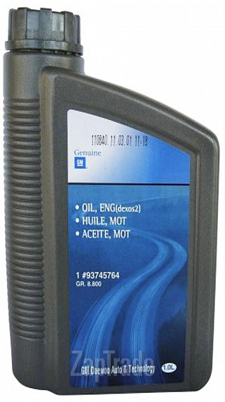 Купить моторное масло General motors GM Oil, ENG (DEXOS2), в интернет-магазине в Москве