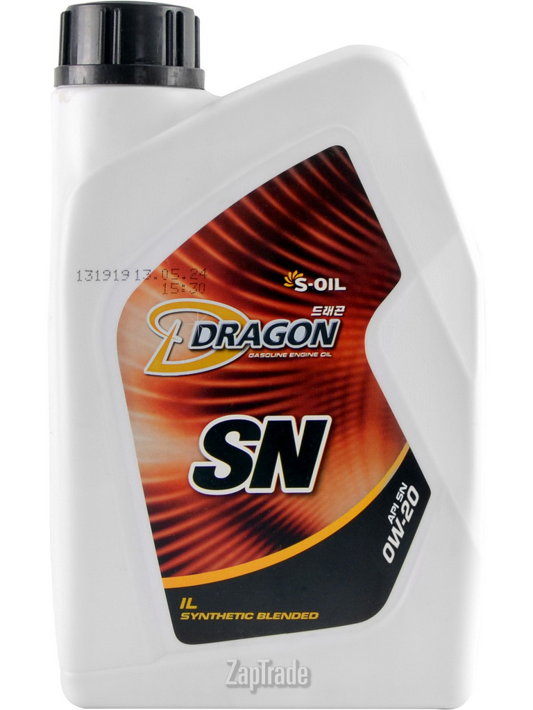 Купить моторное масло S-oil DRAGON SN, в интернет-магазине в Москве