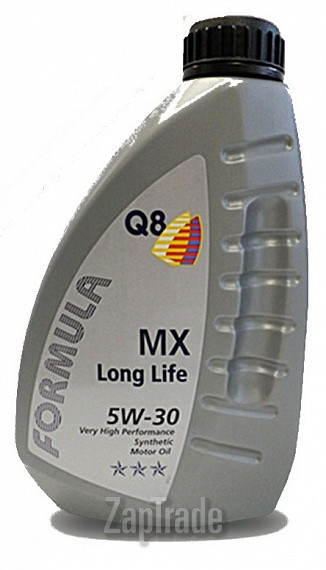 Купить моторное масло Q8 Formula MX Long Life 5W-30, в интернет-магазине в Москве