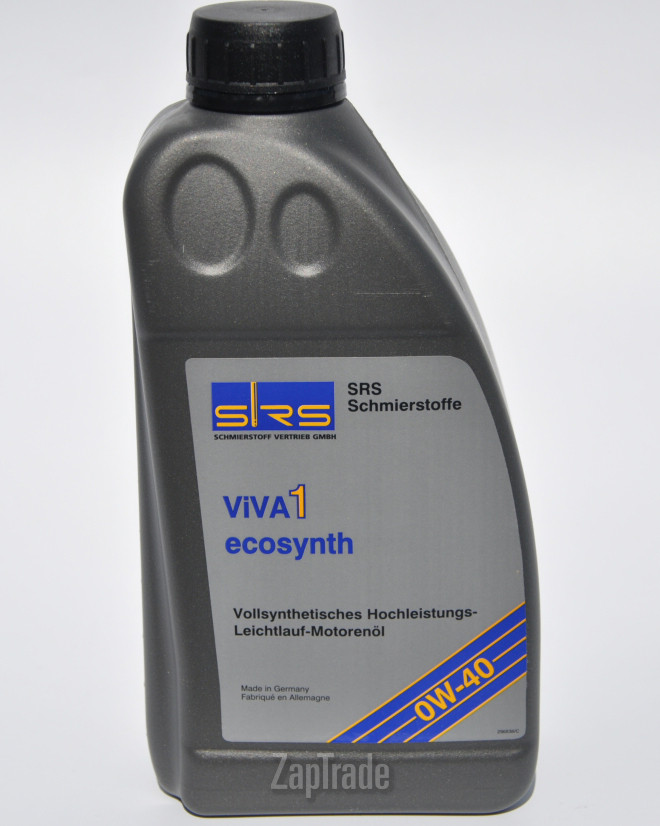 Купить моторное масло Srs VIVA 1 ecosynth 0W-40, в интернет-магазине в Москве