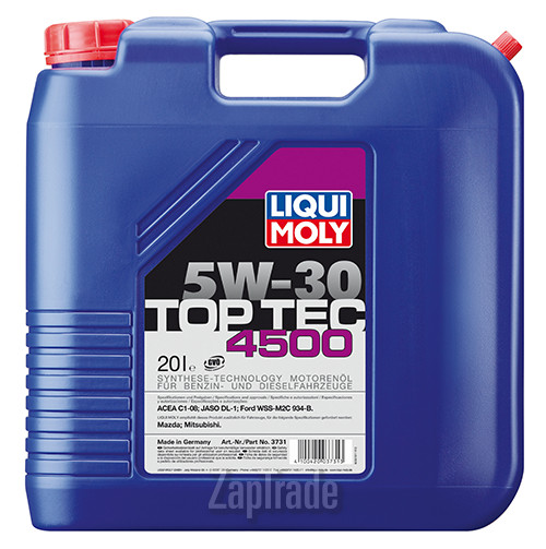 Купить моторное масло Liqui moly Top Tec 4500, в интернет-магазине в Москве