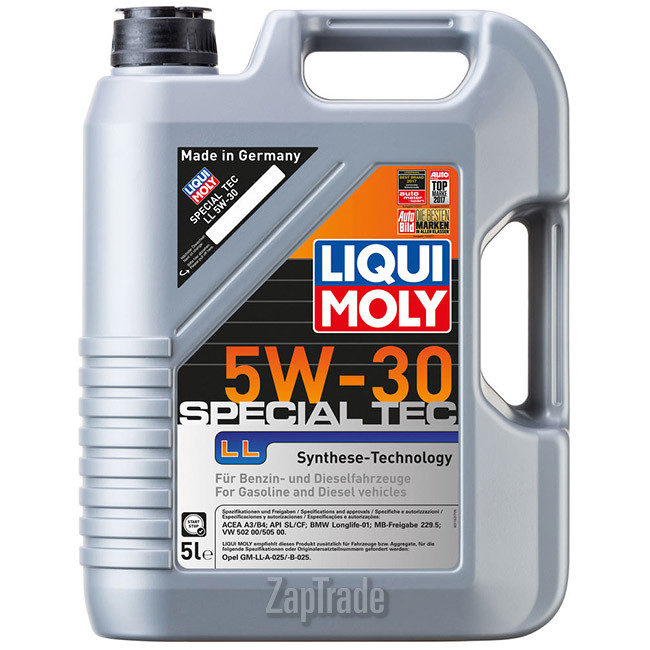 Купить моторное масло Liqui moly Special Tec LL, в интернет-магазине в Москве