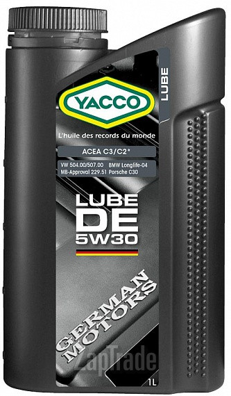 Купить моторное масло Yacco Lube DE, в интернет-магазине в Москве