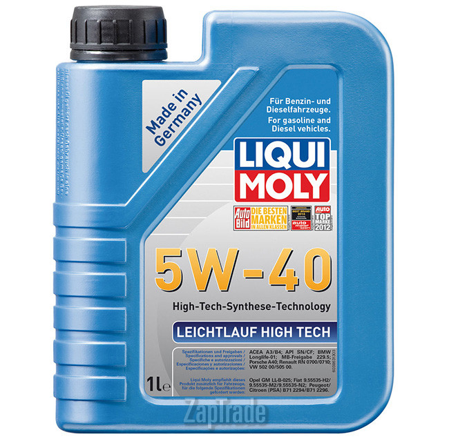 Купить моторное масло Liqui moly Leichtlauf High Tech, в интернет-магазине в Москве