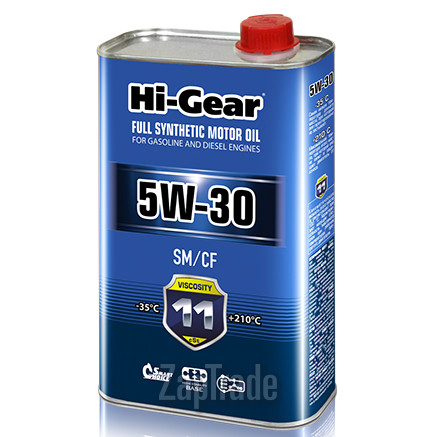Купить моторное масло Hi-gear SAE 5W-30 API SM/CF, в интернет-магазине в Москве