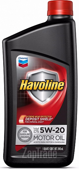 Купить моторное масло Chevron Havoline 5W-20, в интернет-магазине в Москве