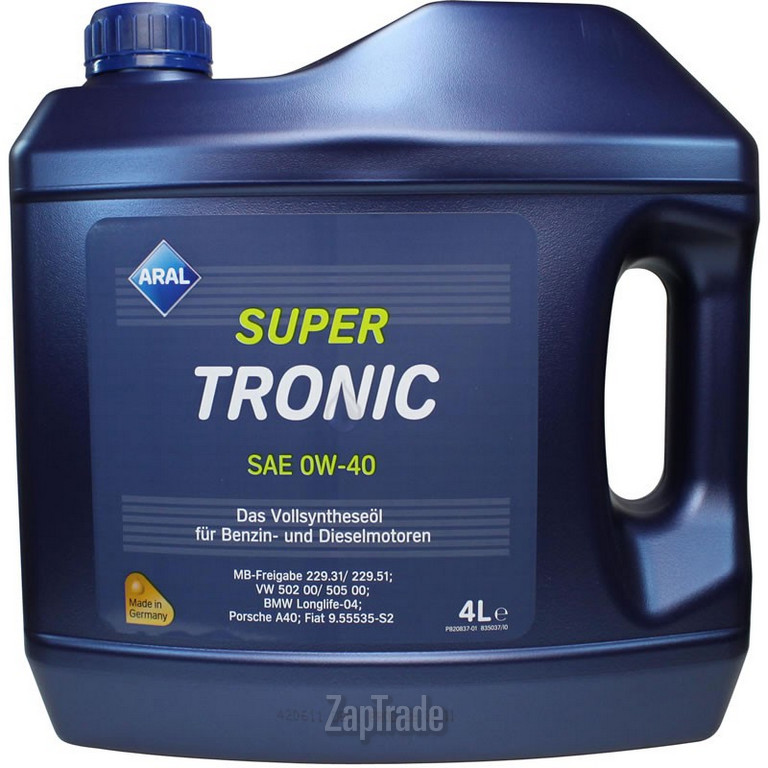 Купить моторное масло Aral SuperTronic, в интернет-магазине в Москве