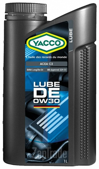 Купить моторное масло Yacco Lube DE, в интернет-магазине в Москве