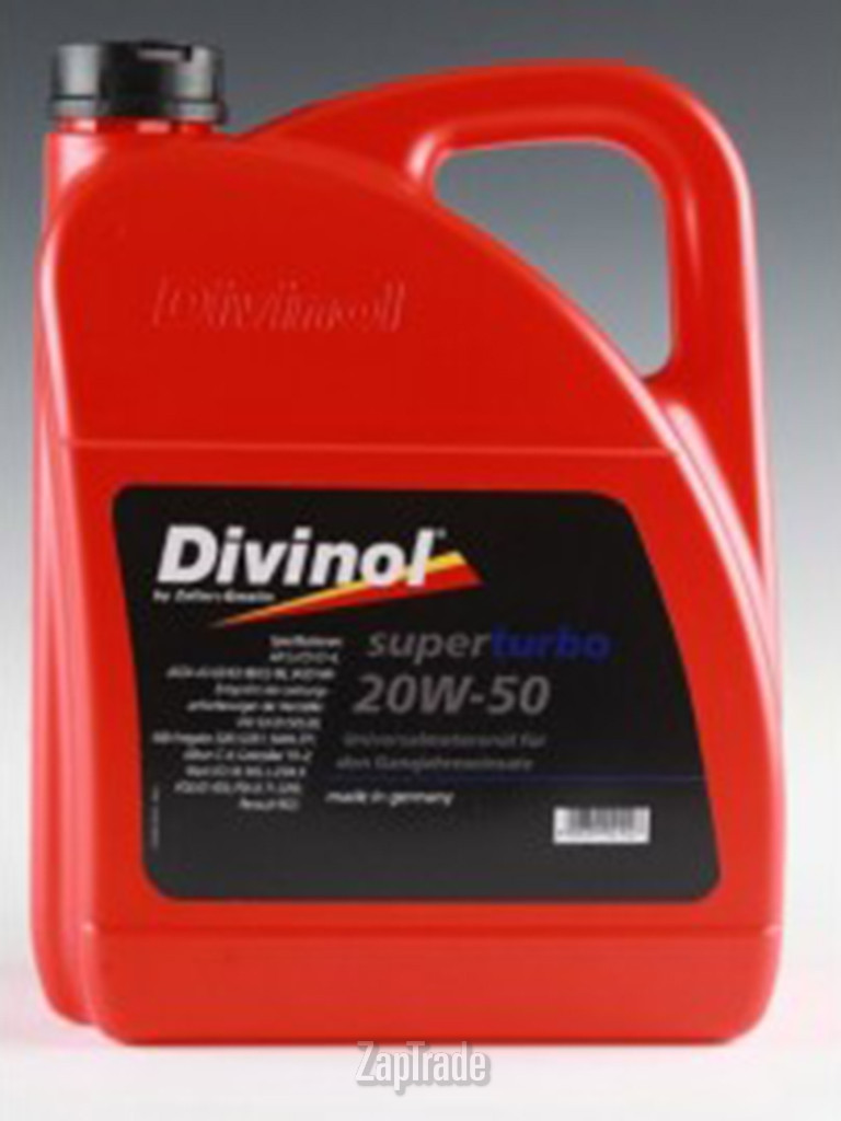 Купить моторное масло Divinol Super Turbo 20W-50, в интернет-магазине в Москве