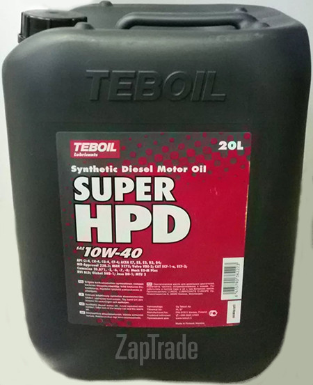 Купить моторное масло Teboil Super HPD, в интернет-магазине в Москве
