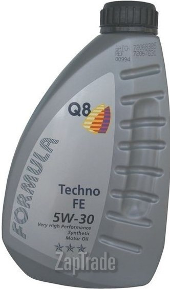 Купить моторное масло Q8 Formula Techno FE 5W-30, в интернет-магазине в Москве