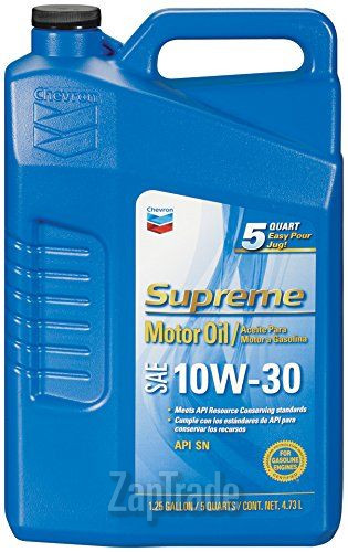 Купить моторное масло Chevron Supreme Motor Oil 10W-30, в интернет-магазине в Москве