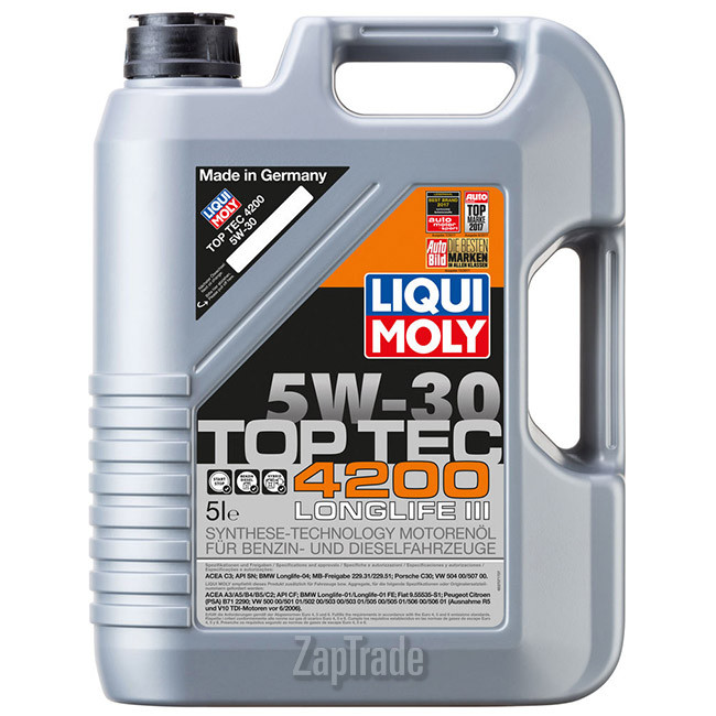 Купить моторное масло Liqui moly Top Tec 4200, в интернет-магазине в Москве