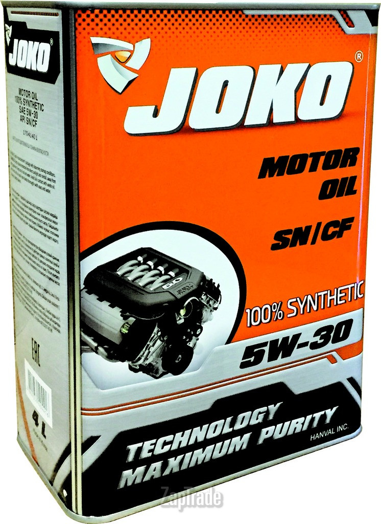 Купить моторное масло Joko GASOLINE 100% Synthetic, в интернет-магазине в Москве