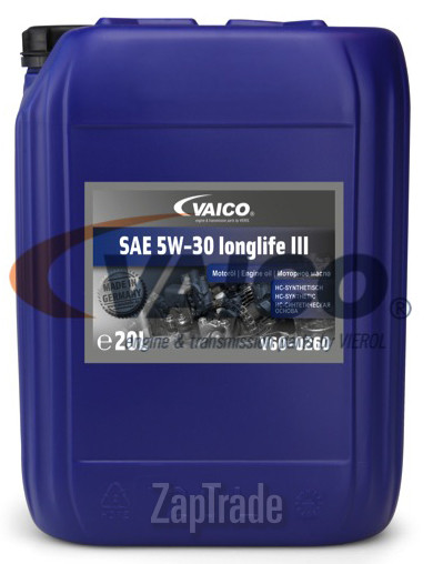 Купить моторное масло Vaico SAE 5W-30 longlife III, в интернет-магазине в Москве