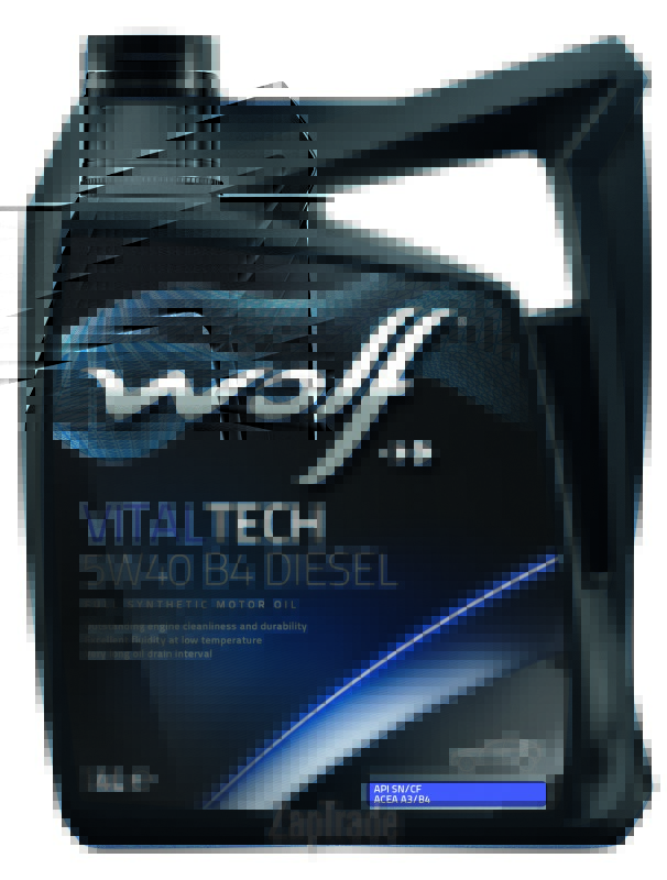 Купить моторное масло Wolf VITALTECH 5W40 B4 DIESEL, в интернет-магазине в Москве