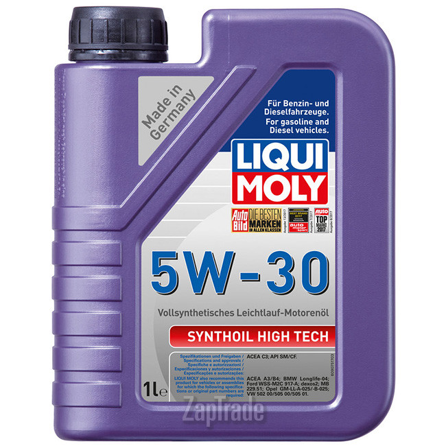 Купить моторное масло Liqui moly Synthoil High Tech, в интернет-магазине в Москве