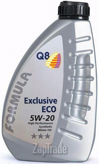 Купить моторное масло Q8 Formula Exclusive Eco SAE 5W-20, в интернет-магазине в Москве