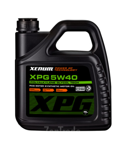 Купить моторное масло Xenum XPG 5W40 полиалкиленгликолевое на эстеровой основе PAG, в интернет-магазине в Москве
