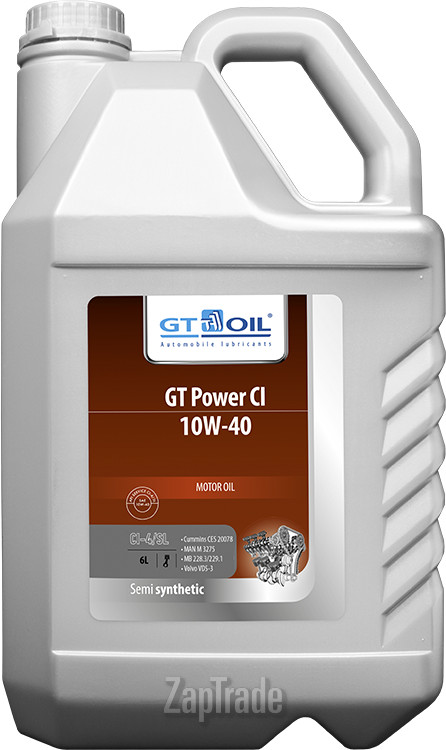 Купить моторное масло Gt oil GT Power CI, в интернет-магазине в Москве