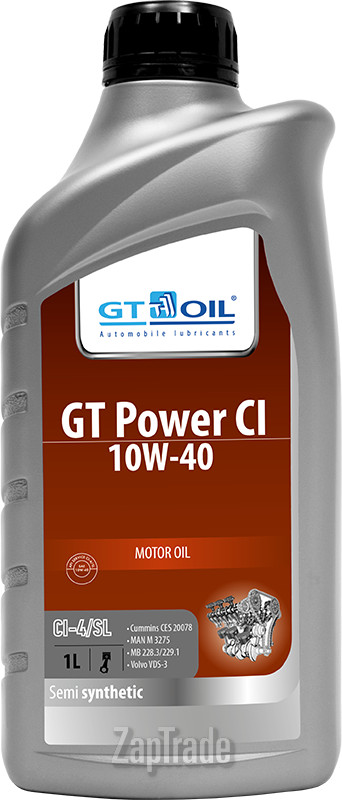Купить моторное масло Gt oil GT Power CI, в интернет-магазине в Москве