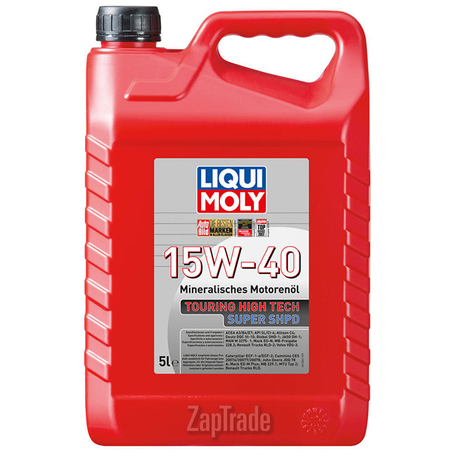 Купить моторное масло Liqui moly Touring High Tech Super SHPD, в интернет-магазине в Москве