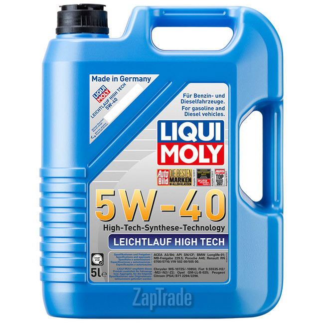 Купить моторное масло Liqui moly Leichtlauf High Tech, в интернет-магазине в Москве