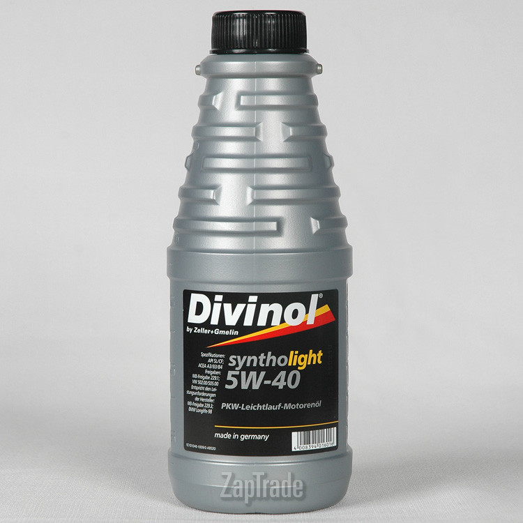 Купить моторное масло Divinol Syntholight 5W-40, в интернет-магазине в Москве