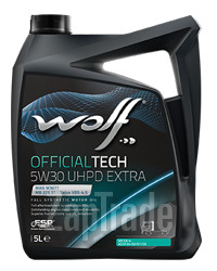 Купить моторное масло Wolf OFFICIALTECH 5W30 UHPD EXTRA, в интернет-магазине в Москве
