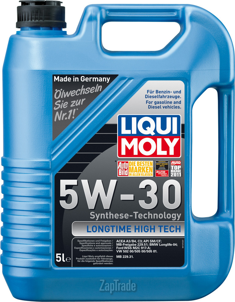 Купить моторное масло Liqui moly Longtime High Tech, в интернет-магазине в Москве