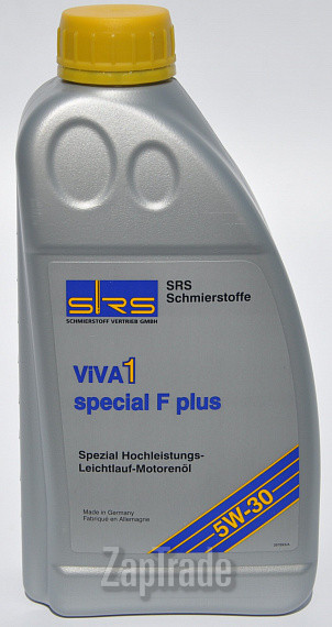 Купить моторное масло Srs VIVA 1 Special F Plus 5W-30, в интернет-магазине в Москве