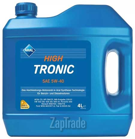 Купить моторное масло Aral HighTronic M, в интернет-магазине в Москве