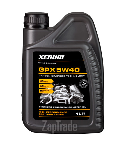 Купить моторное масло Xenum GPX 5W40 с микрографитом, в интернет-магазине в Москве