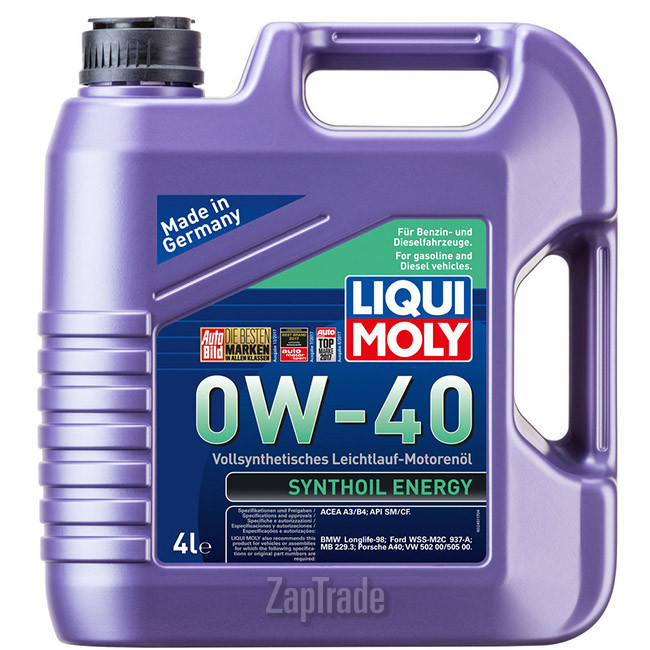 Купить моторное масло Liqui moly Synthoil Energy, в интернет-магазине в Москве