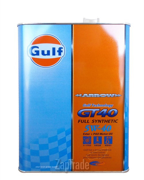 Купить моторное масло Gulf Arrow GT 40 (Акция 4l + Жилет сигнальный), в интернет-магазине в Москве