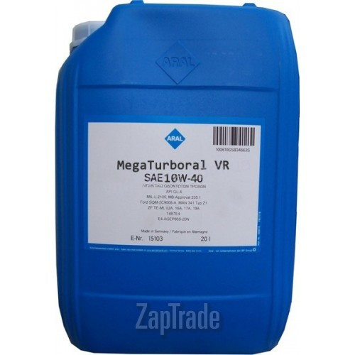 Купить моторное масло Aral MegaTurboral VR, в интернет-магазине в Москве