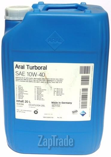 Купить моторное масло Aral Turboral, в интернет-магазине в Москве