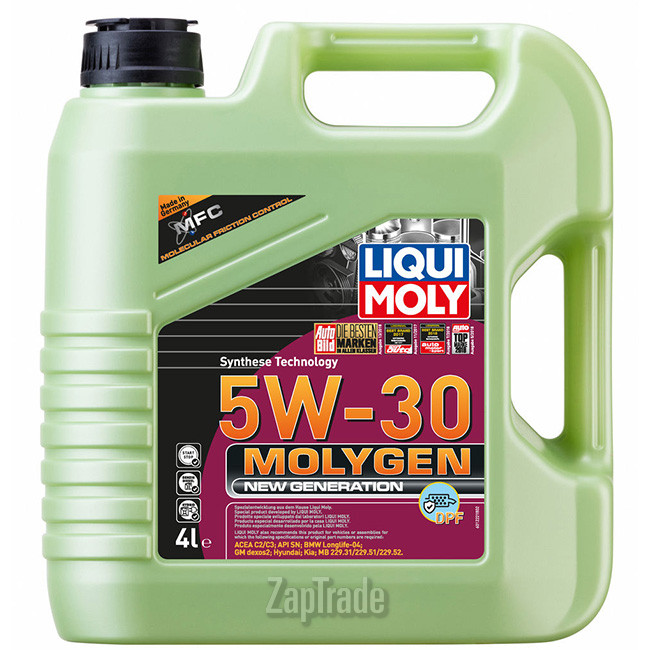 Купить моторное масло Liqui moly Molygen New Generation DPF, в интернет-магазине в Москве