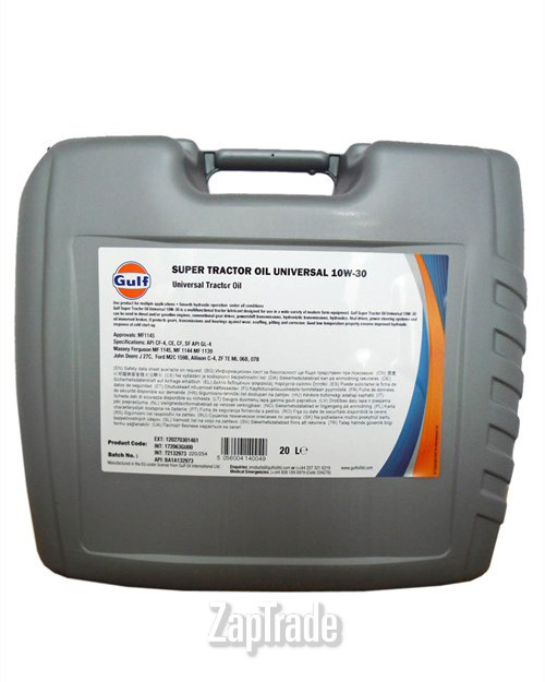 Купить моторное масло Gulf Super Tractor Oil Universal, в интернет-магазине в Москве