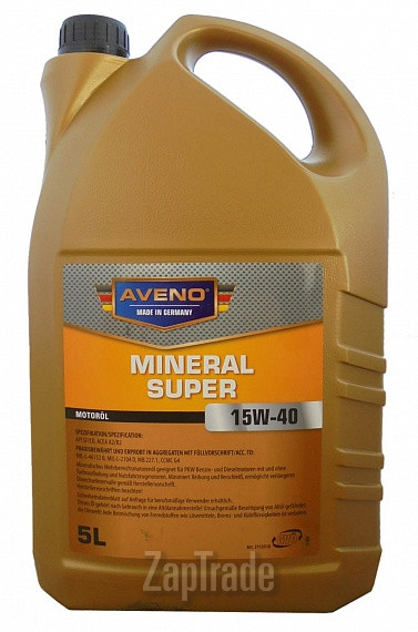 Купить моторное масло Aveno Mineral Super, в интернет-магазине в Москве