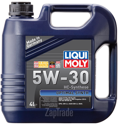Купить моторное масло Liqui moly Optimal Synth, в интернет-магазине в Москве