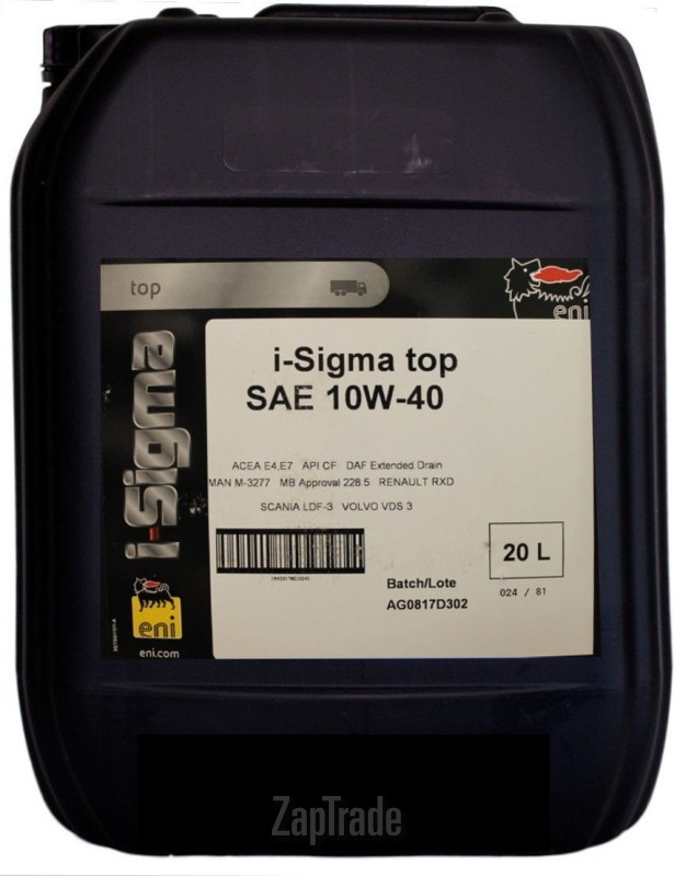 Купить моторное масло Eni I-SIGMA TOP, в интернет-магазине в Москве