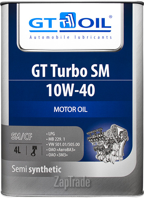 Купить моторное масло Gt oil GT Turbo SM, в интернет-магазине в Москве